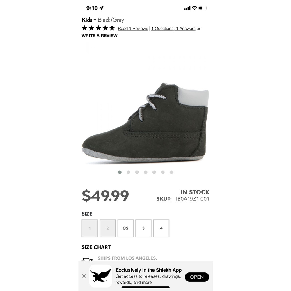 Timberland baby boots